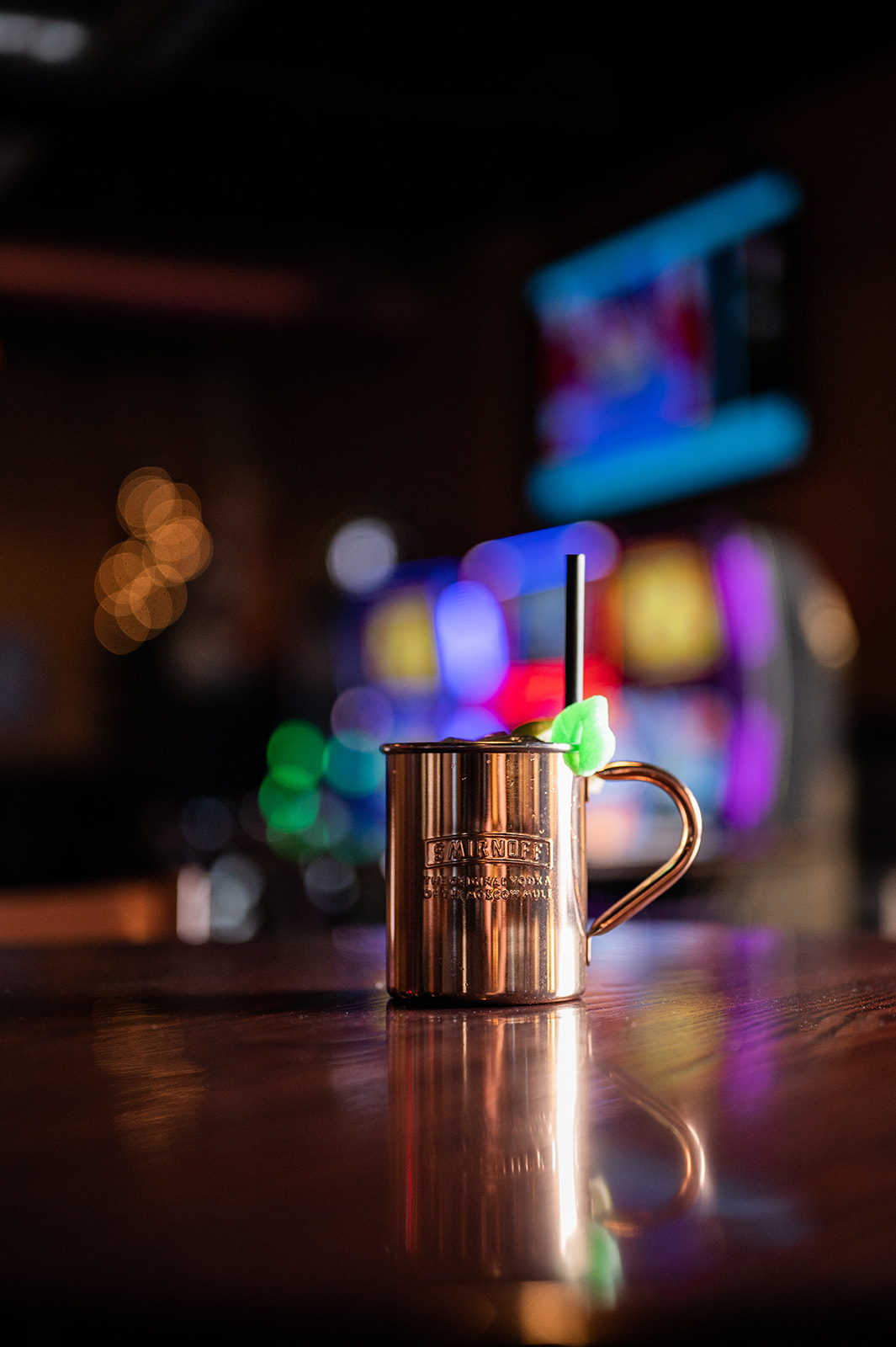 Copper-mug Moscow Mule